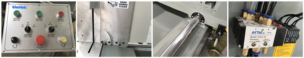 Details of Aluminum profile cutting machine