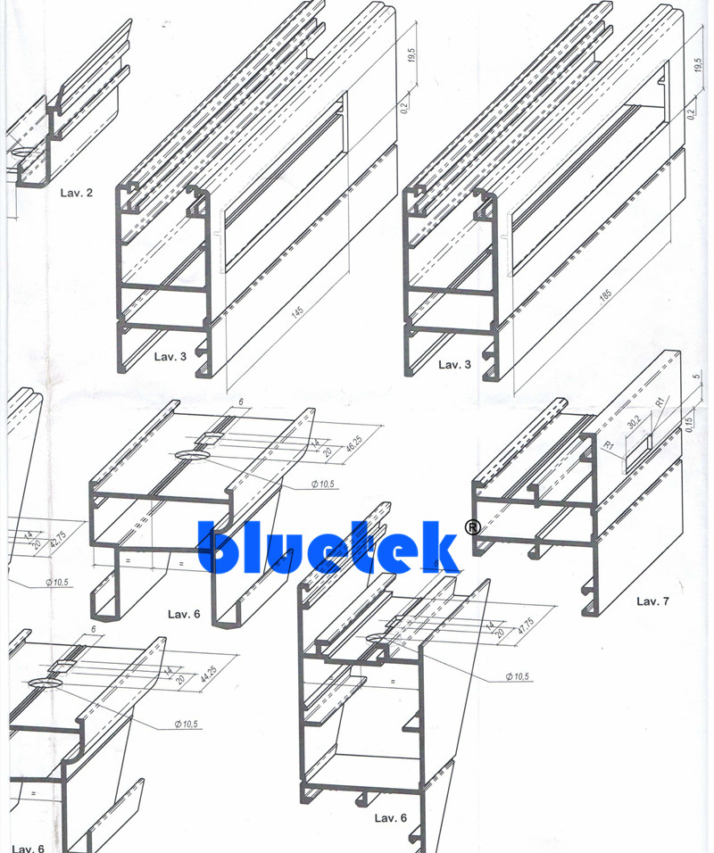 Drawings of Punching Molds