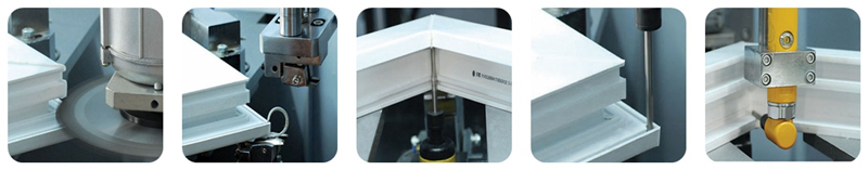 Milling Tools of UPVC Windows CNC Corner Cleaning Machine
