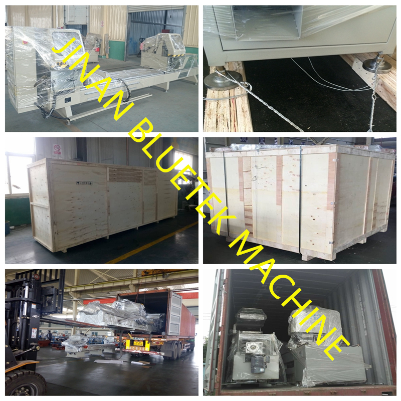 Packing of aluminium machinery for windows and door