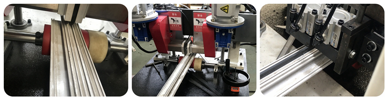 details of Thermal Insulating Aluminium Knurling and Inserting Machine