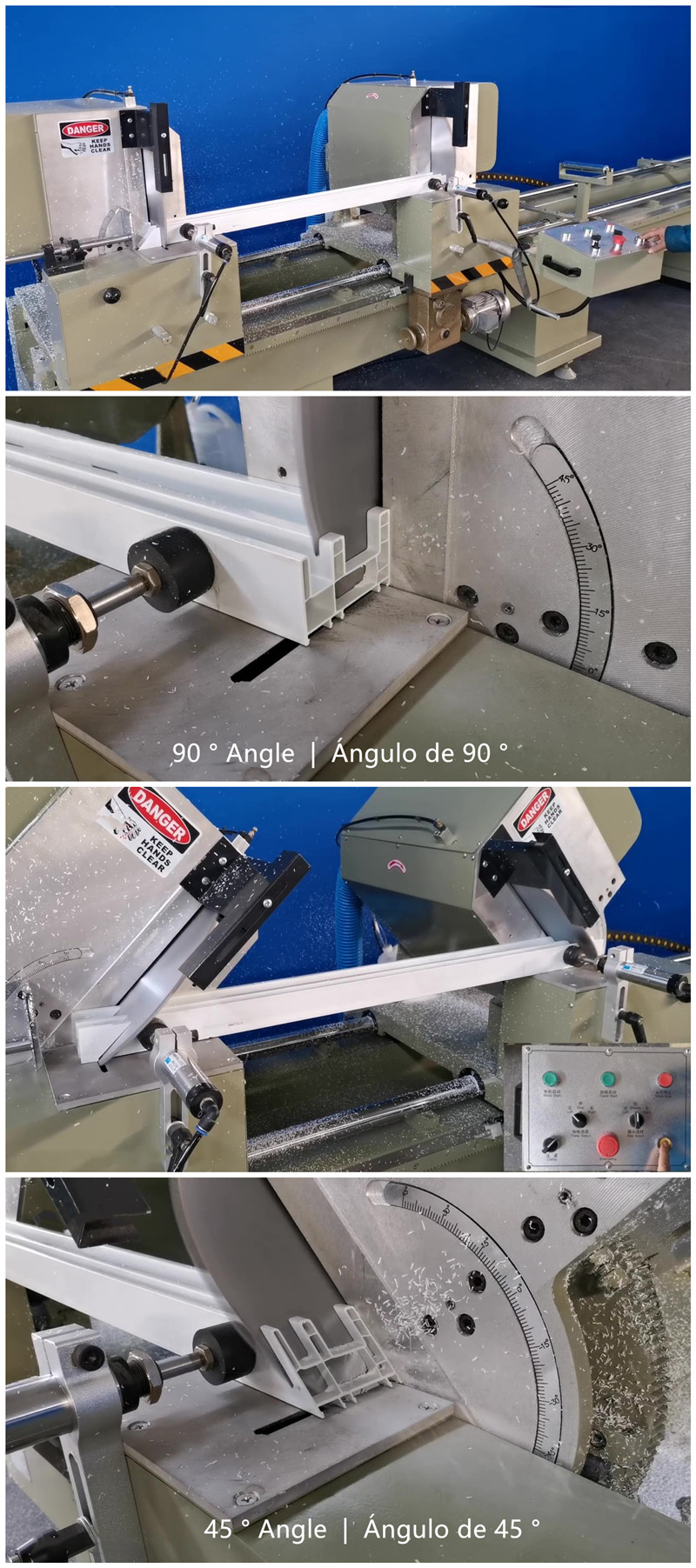 SSJ06-450x3700 Aluminium Window Cutting Saw Machine