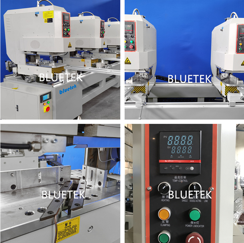 Details Photo of double heads PVC window seamless welding machine