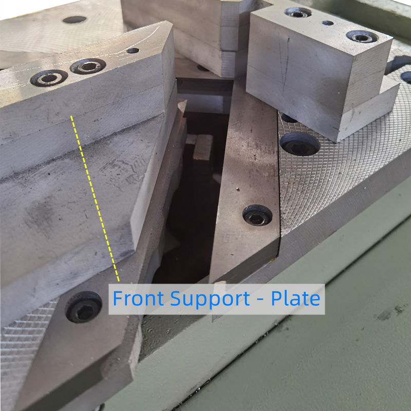 Front Support Plate of PVC Window Making Machine in India