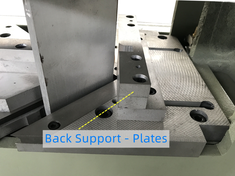 Back Support Plate of PVC Window Making Machine in India