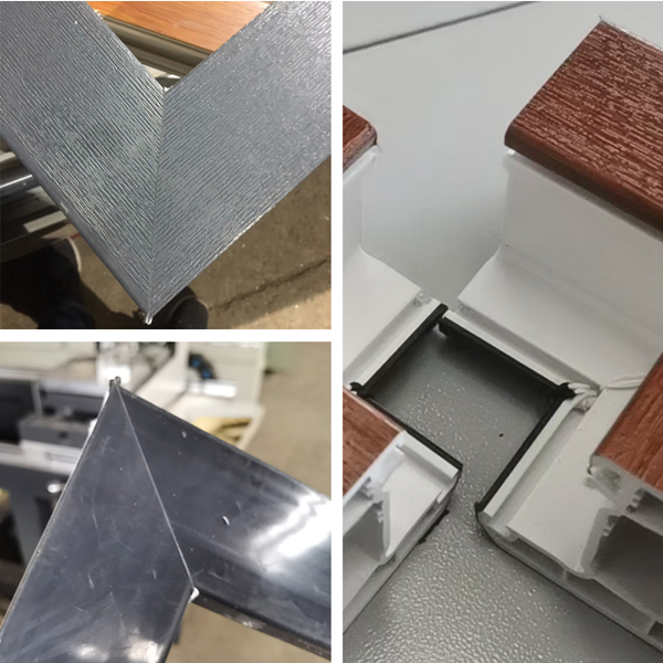 WELDING EFFECT OF WFH-2A PVC WINDOW SOLDERING MACHINE