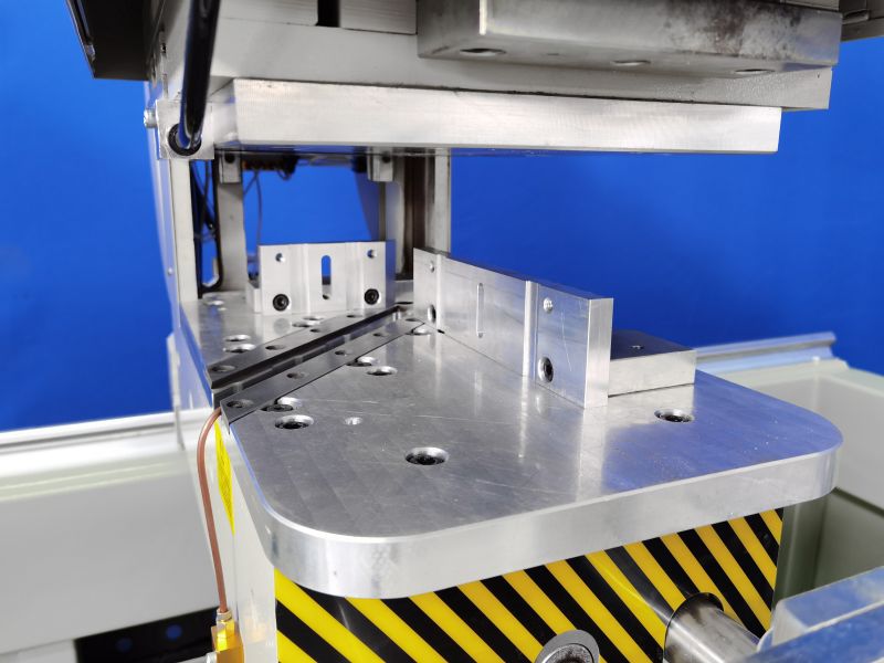 Backing plates of UPVC windows and doors making machine