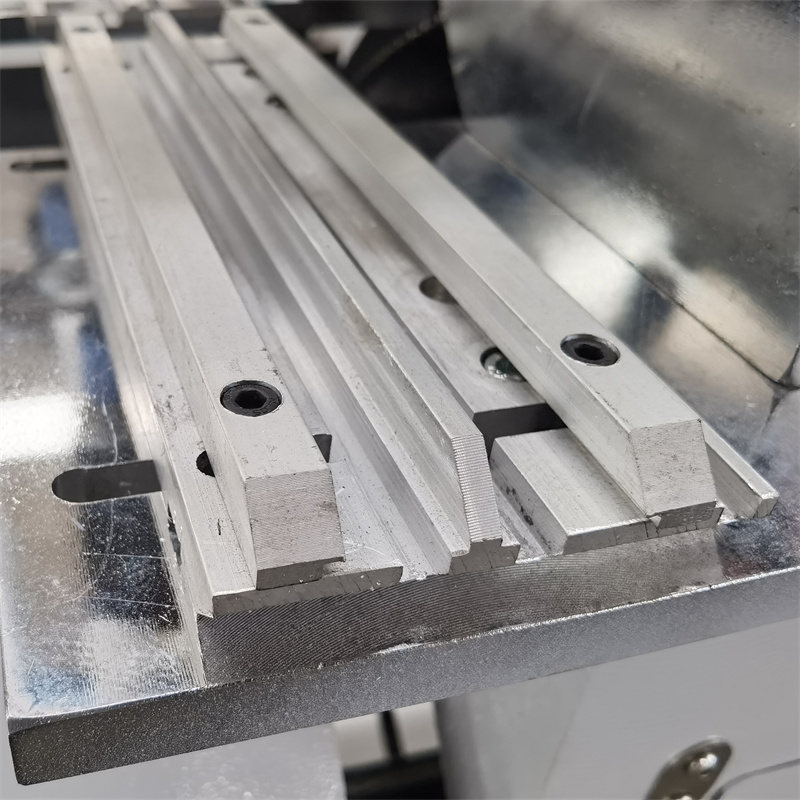 backing plates of PVC Window Glazing Bead Cutting Saw