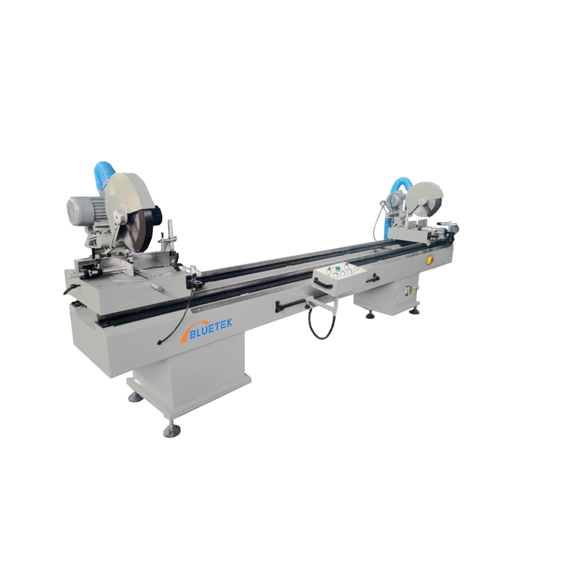 PVC WINDOW TWO HEADS CUTTING MACHINE  SJZ2-350x3500