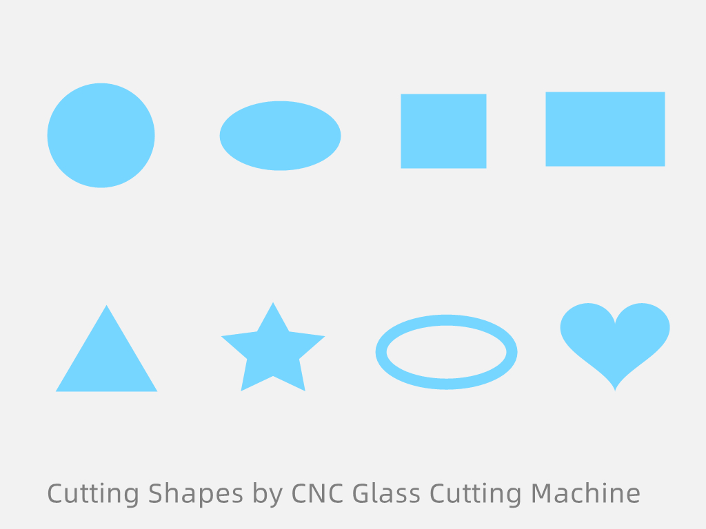 Glass Shapes of CNC Automatic Glass Cutting Machine