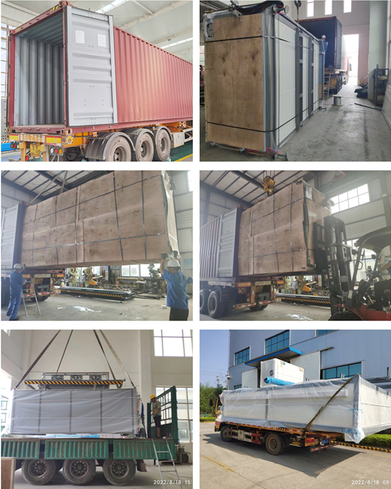 PACKING AND SHIPPING FOR LAMINATED GLASS MACHINE