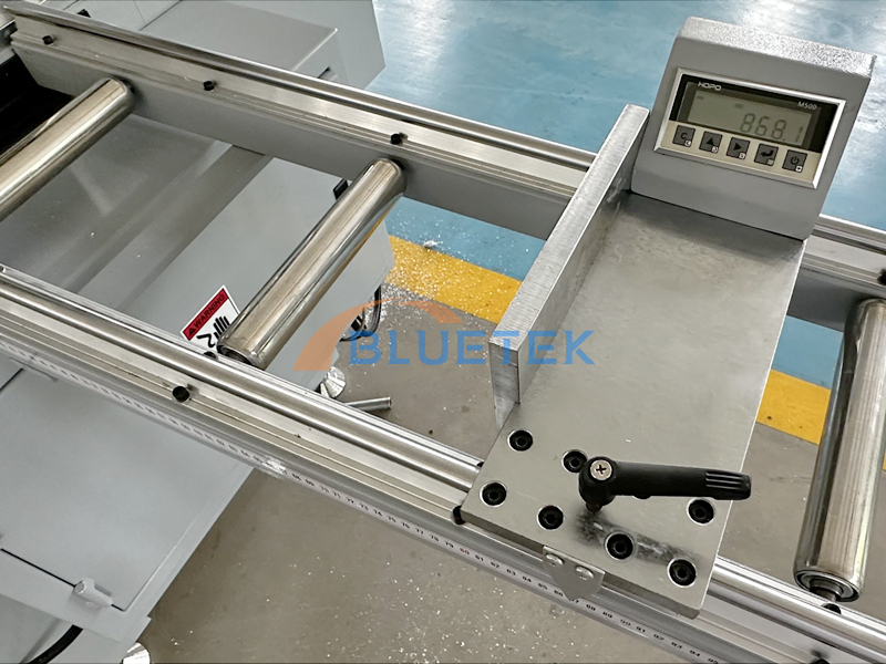 Digital display end-stop of Single Head Aluminium Profile Cutting Machine