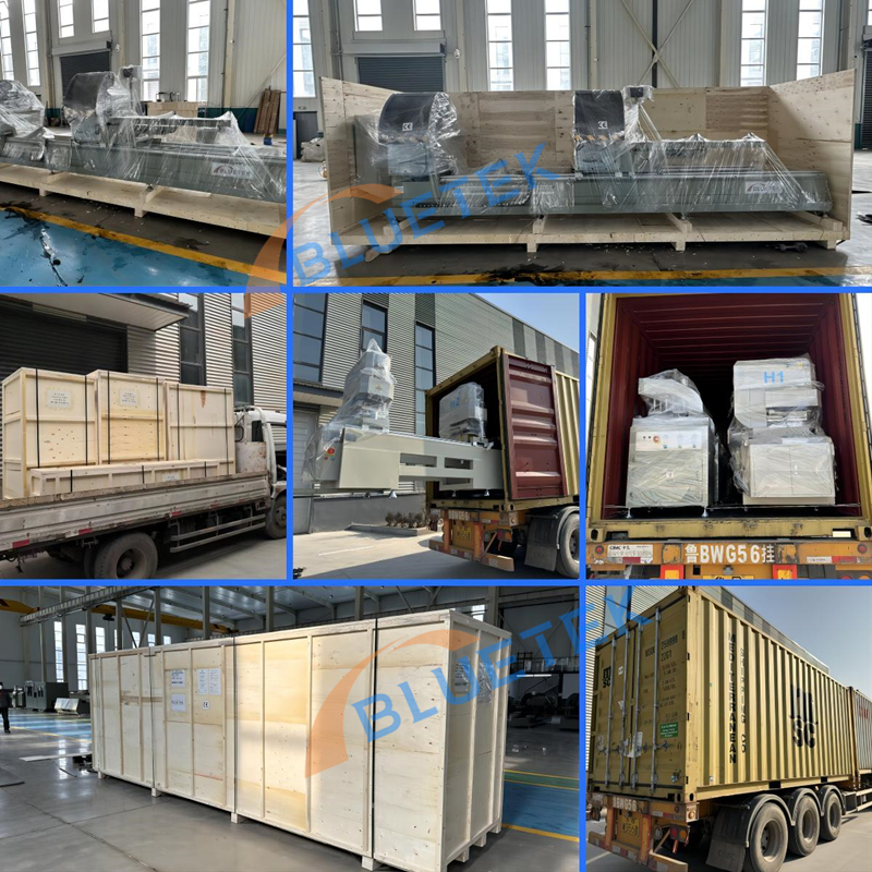 PACKING AND SHIPPING OF ALUMINUM WINDOW MULLION CUTTING MILLING CENTER PACKING AND SHIPPING OF ALUMINUM WINDOW MULLION CUTTING MILLING CENTER