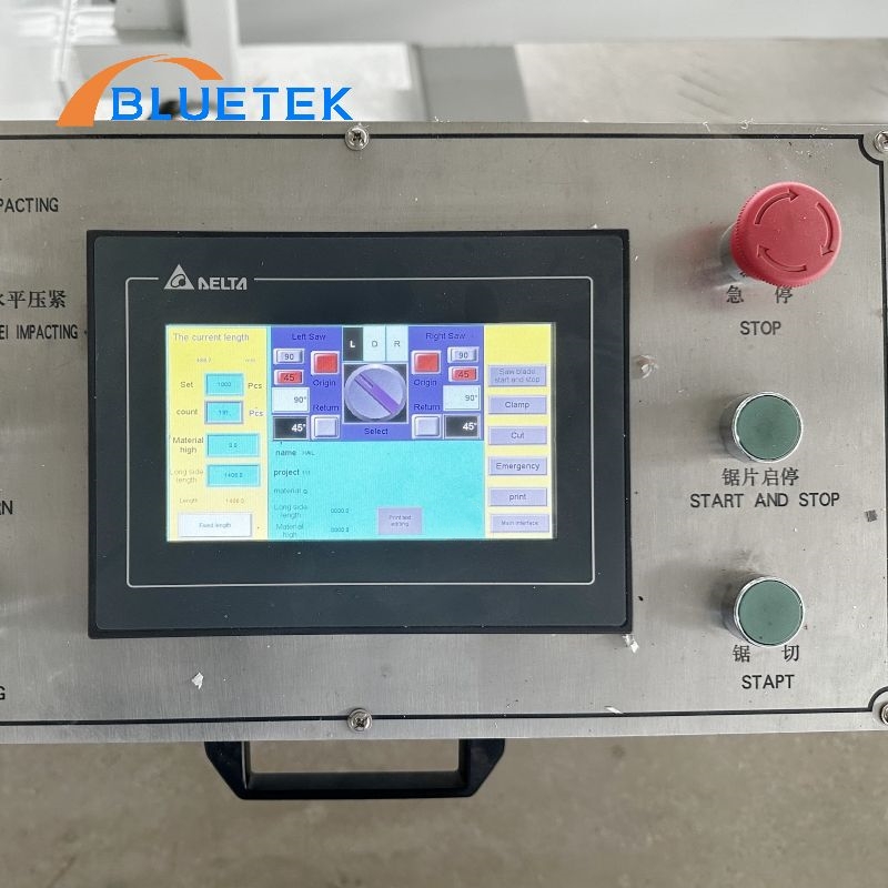Control Panel of UPVC CUTTING MACHINE PRICE