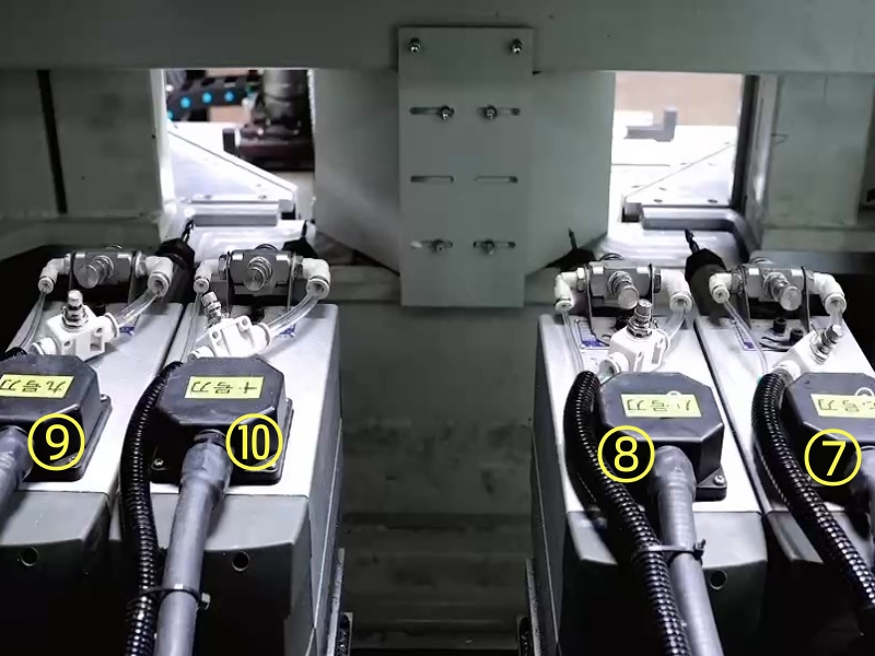 Drilling Heads of Cutting angles of aluminum window door workstation