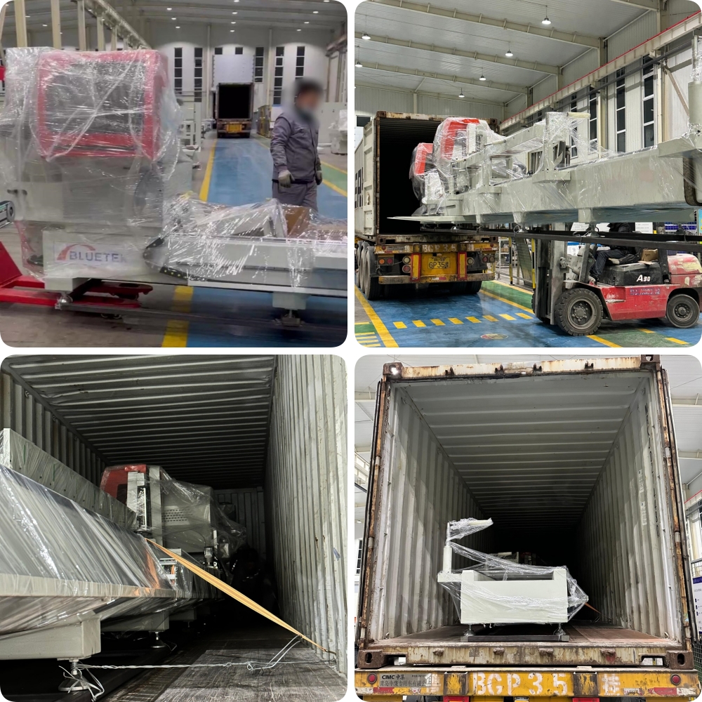 Delivery of Aluminum Curtain Wall Cutting Machine, Arbitrary Angle Cutting Saw