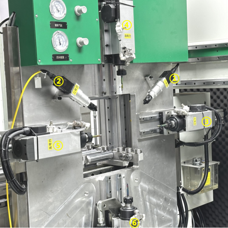 Milling Drilling Heads of Cutting angles of aluminum window door workstation